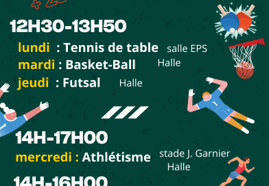 Activités proposées par l’A.S.