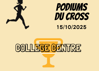 Les podiums du cross 2025 !