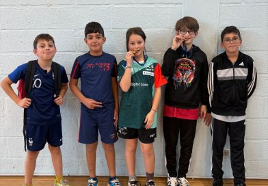 5 élèves du Collège Centre en compétition tennis de table